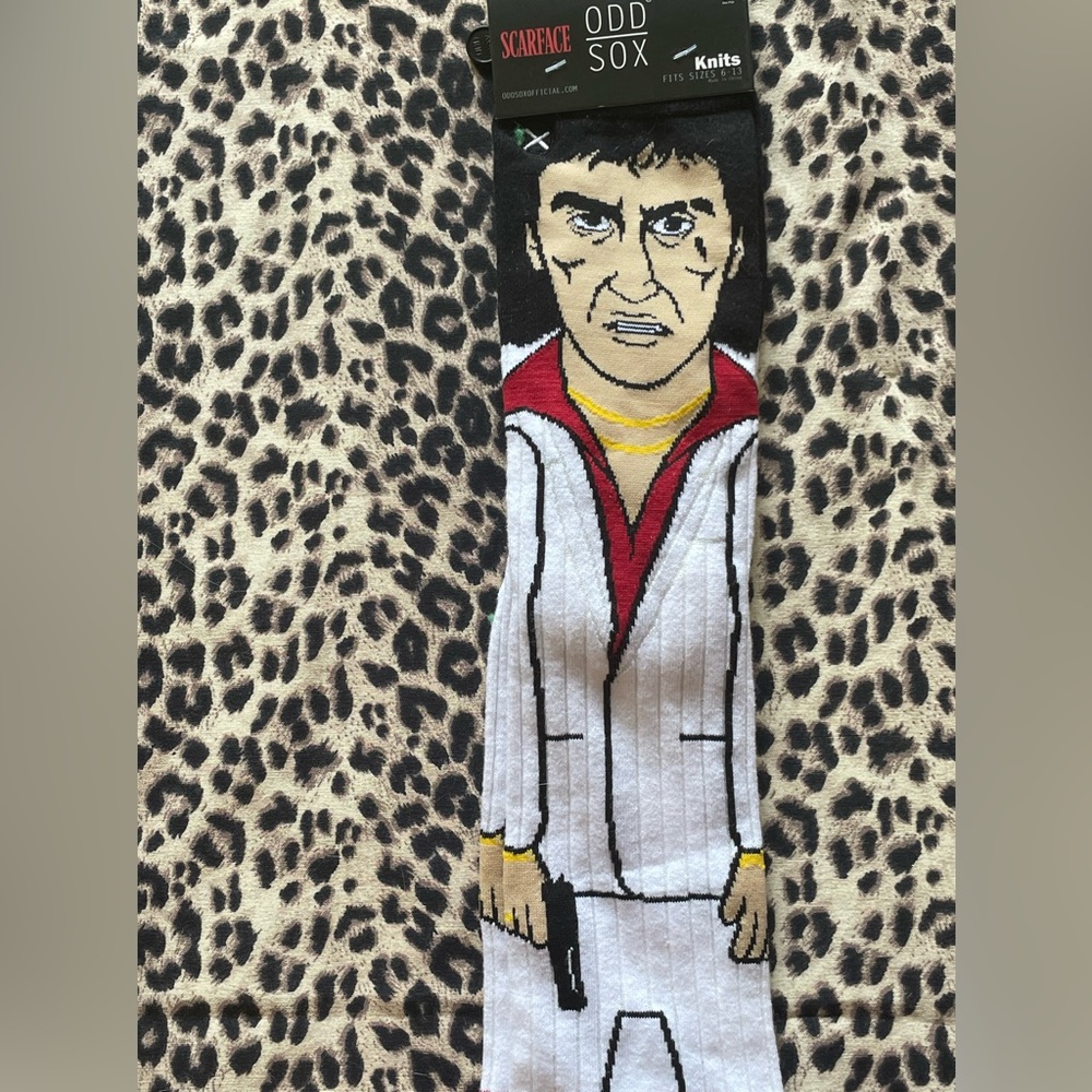 Odd Sox Scarface Adult Socks Size 6-13 NEW